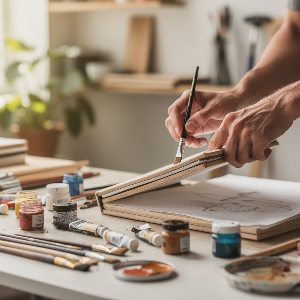 San Diego Made private artist studio with natural light, perfect for painters and makers in San Diego